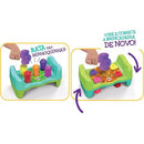 Brinquedo Para Bebê Bate Rebate Minhoquinhas