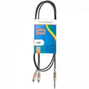 Cabo de Áudio HAYONIK Linha Brasil P10 Estéreo x 2 RCA 1,8m Preto