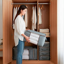 Saco Organizador Bolsa Roupas Cobertas Multifuncional Cinza
