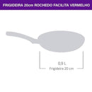 Frigideira Rochedo Facilita Vermelho 20cm - CXM / 6