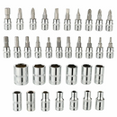 Conjunto Kit Ferramentas Soquete 1/4 46pçs Reparos