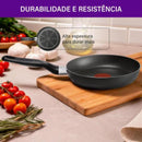 Frigideira Rochedo Robusta Grafite 24cm - CXM / 6