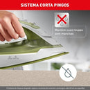 Ferro a Vapor Ecogliss com Base Cerâmica e Modo ECO FEC2 127V