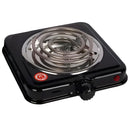 Fogão Fogareiro Elétrico Preto Portátil 220v 1 Boca Camping