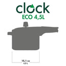 Panela de Pressão Fechamento Interno Clock Eco 4,5L