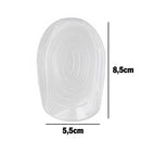Par De Palmilha Calcanhar Silicone Ortopedica Anti Impacto