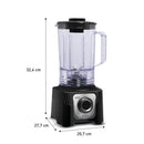 Liquidificador Arno Power Max LN78 1200W Limpa Fácil Preto 127V