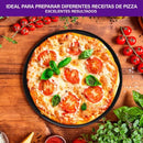 Assadeira de Pizza Rochedo Dura+ com Revestimento Antiaderente 35cm - CXM / 12