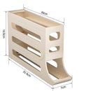 Suporte Porta Ovos Organizador Dispenser Geladeira Prático