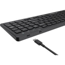 Teclado Sem Fio Office Fortrek KB11 Full Bluetooth Preto