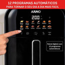Fritadeira Air Fryer Arno Easy Fry Turbo 6L Preta AFI6 127V