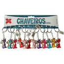 Chaveiro Gatinho 4cm Blister Com 12