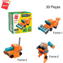 Brinquedo Para Montar Set Militar/transportes 3 Em 1 Sortido (display Com 10)