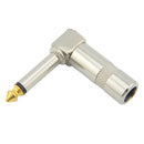 Conector P10 Macho Linha Mono 90 Graus Metal Ponta Gold Storm 10 Unidades
