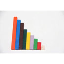 Brinquedo Pedagógico Escala Cuisenaire 68 Peças