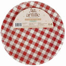 Festa Junina Prato De Papel Xadrez Az 18cm Pct.c/08 (7899675575349)