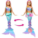 Barbie Fantasy Sereia Flores Mágicas Loira Com Transformação