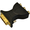 Adaptador Dvi Macho X 3 Rca Femea Gold C/5 Loud