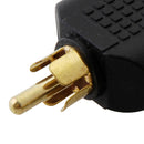 Adaptador Rca Para 2 Rca Gold Storm 5 Un