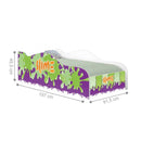 Cama Mobili Solteiro Slime Roxo