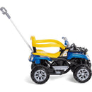 Veículo Para Bebê Cross Up Azul 2 Em 1 Com Som - Suporta Até 30kg