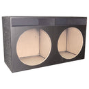 CAIXA VAZIA PARA 2 ALTO FALANTE 15" MODELO TURBO, RASGADA SUPERIOR, CORVIN E ACARPE