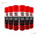 Kit 6 Graxa Spray Lubrificante Multiuso Alta Aderência