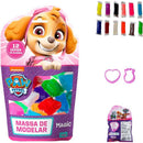 Massa Para Modelar Criativa Patrulha Canina Skye 120g Com 12 Cores E 2 Moldes