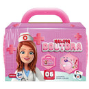 Brincando De Profissões - Maleta Doutora Rosa Com 6 Peças