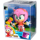 Boneco E Personagem Fandombox Sonic Amy Rose 12cm Com Caixa Acrílica