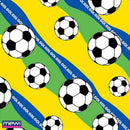 Copa Do Mundo Tnt Estampado 1,40m Brasil Gol Rl-10mts
