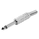 Conector P10 Macho Linha Mono Niquel Com Mola Storm 10 Unidades