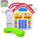 Telefone Musical Infantil De Brinquedo Casinha Com Som