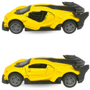 Carrinho De Ferro Miniatura Bugatti Carro Metal Abre Portas