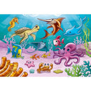 Quebra-cabeça Cartonado Animais Céu, Terra E Mar - Puzzle Progressivo 12/20/30 Peças