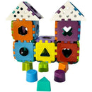 Brinquedo Educativo Castelo Baby Com Blocos Encaixáveis