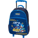 Mochila Infantil Com Rodinha Sonic Lets Go