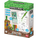 Brinquedo Para Colorir Minecraft Kit Pintura Assopra Kit