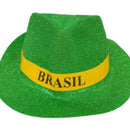 Copa Do Mundo Chapeu Brasil Plast.c/glitt(s) Pct.c/12