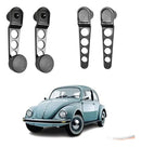 Kit Completo Manivela E Maçaneta Interna Preto Fusca 71 A 77