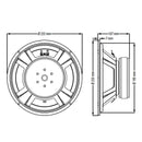 Alto-falante Profissional 250w 10 Pol 8 Ohms 10wf510b8 Atk