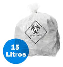 Saco De Lixo Infectante 15 Litros Reforçado - 100 Unidades