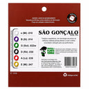 Encordoamento Aço Violão 010 Pacote 03 Unidades São Gonçalo