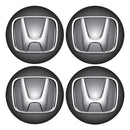 JOGO BOTTOM/ EMBLEMA PARA CALOTA HONDA 48MM DEGRADE 4 PEÇAS RESINADO