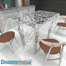 Plástico Estampado Decoramais Arabesco 1,40m X 30m