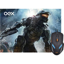 Kit Gamer Mouse E Mouse Pad War Mc100 Oex