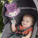 Fisher-price Newborn Toys Macaquinho Musical Para Carrinho Com Sons E Texturas