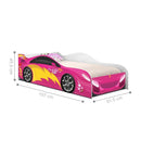 Cama Solteiro Glow Velocista Rosa