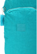 Mochila De Costas Escolar Verde Up4you Com Chaveiro Pompom