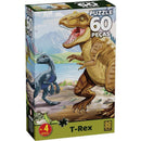 Quebra-cabeça Cartonado T-rex 60 Pecas